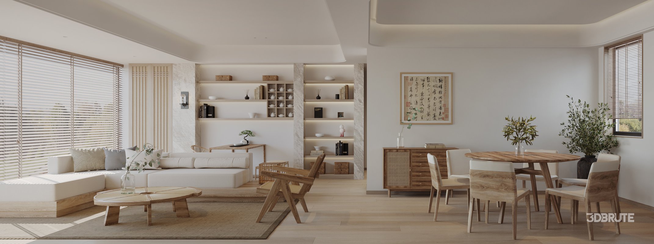 Japanese Living Room Dining Room Image 1