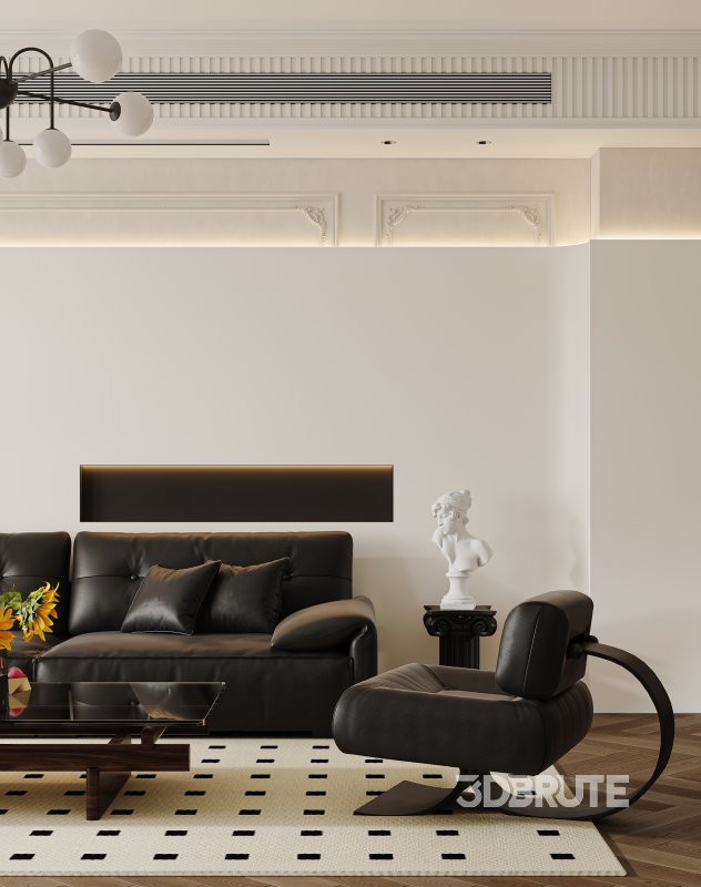 Luxurious living room and dining room Image 2