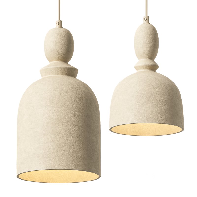 Zara Large and Small Ceramic Pendant Lamps Image 1