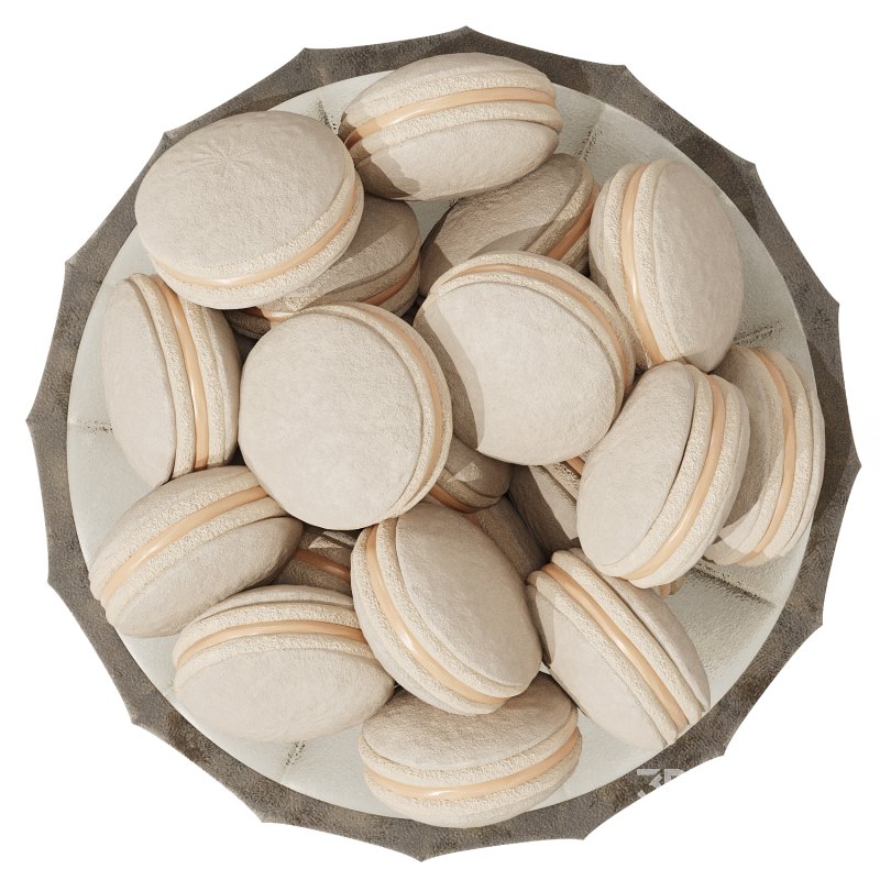 Low Glass Bowl Centerpiece with Cakes Image 2