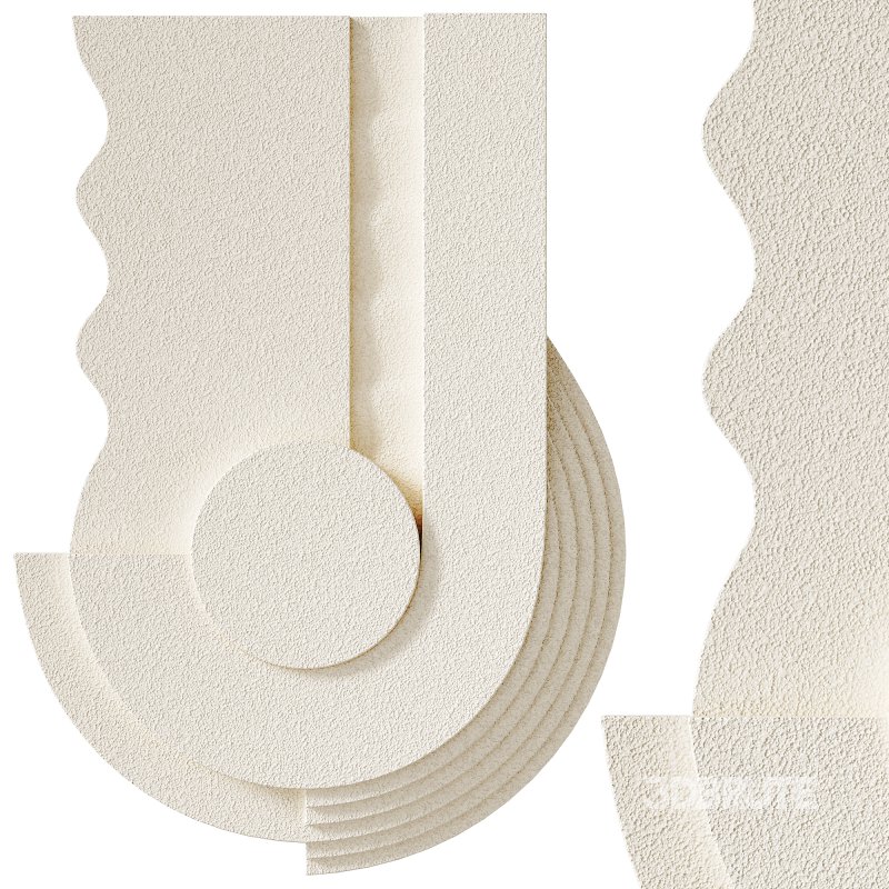 Decorative panel 3D ART RELIEF 09 Image 1