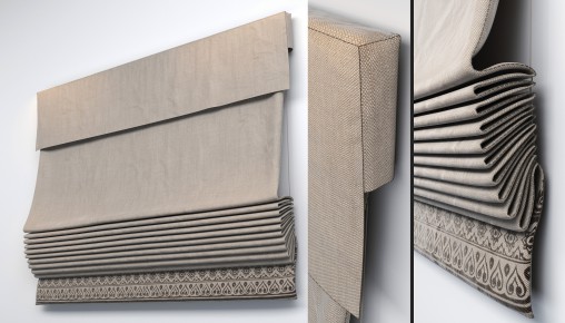 Curtain roman