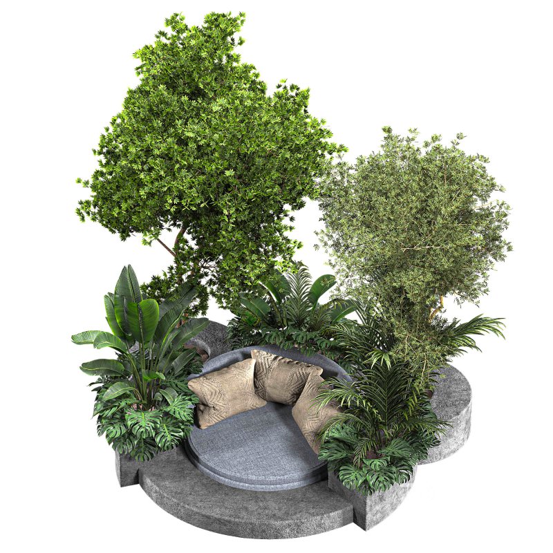 Outdoor plants set 02 Image 4