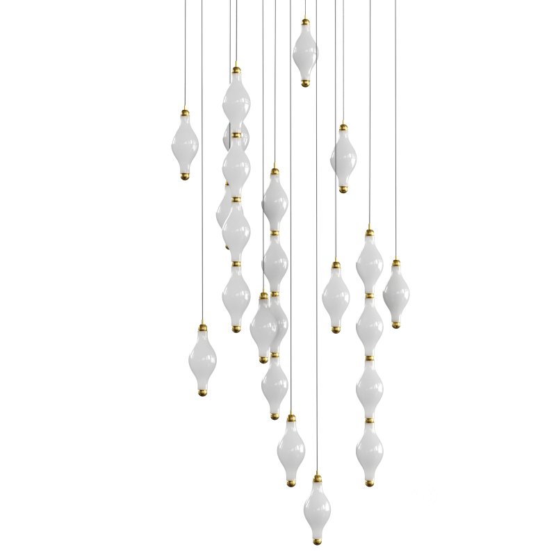 Dewy S4 Vertical vol 3 Pendant Lamp by euroluce Image 2