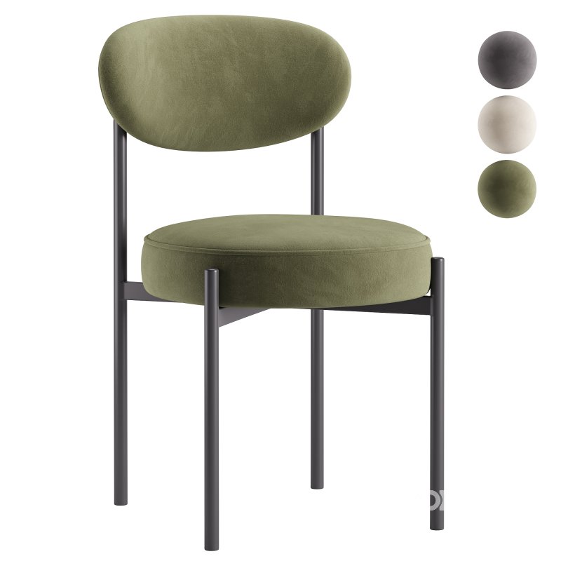 Ava Velvet Dining Chair Image 3