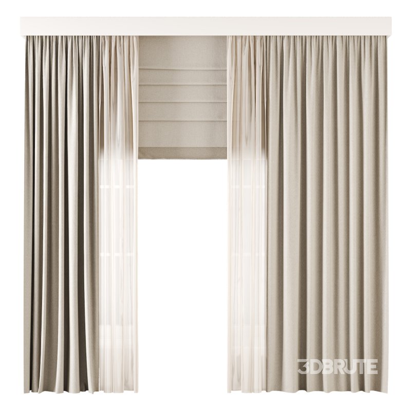 Roman and Cotton Curtain 026 Image 2