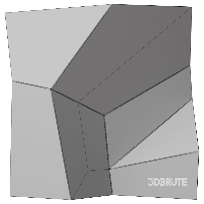 ENNAIA LUCA – Light Wall Steel Abstract Sculpture Image 6