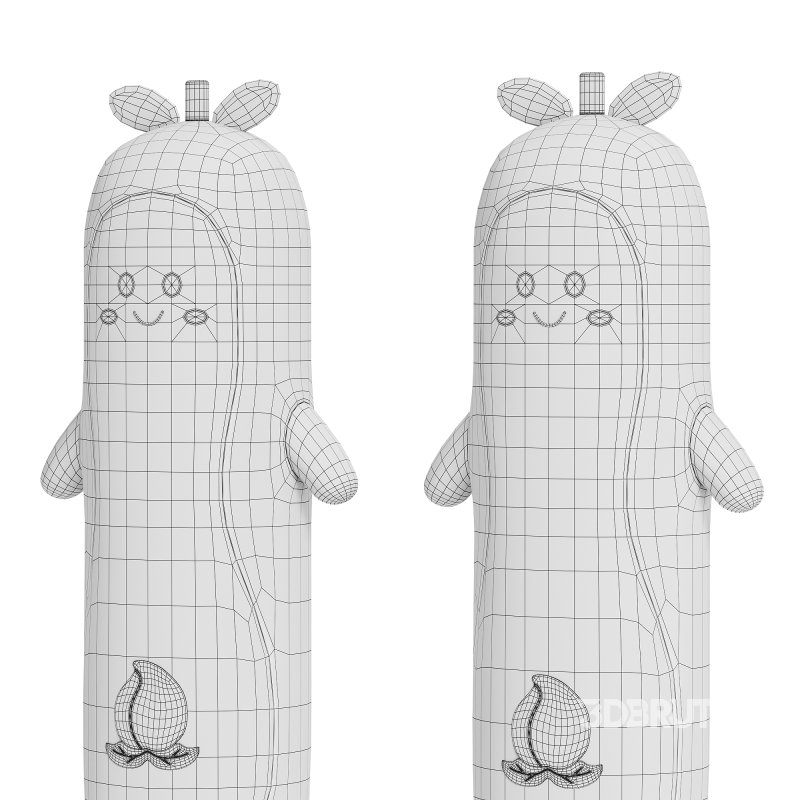 Cute Kids Plush Peach Shape Toys Pillow Image 3