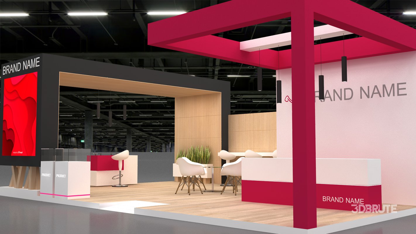 3d model exh booth Image 5