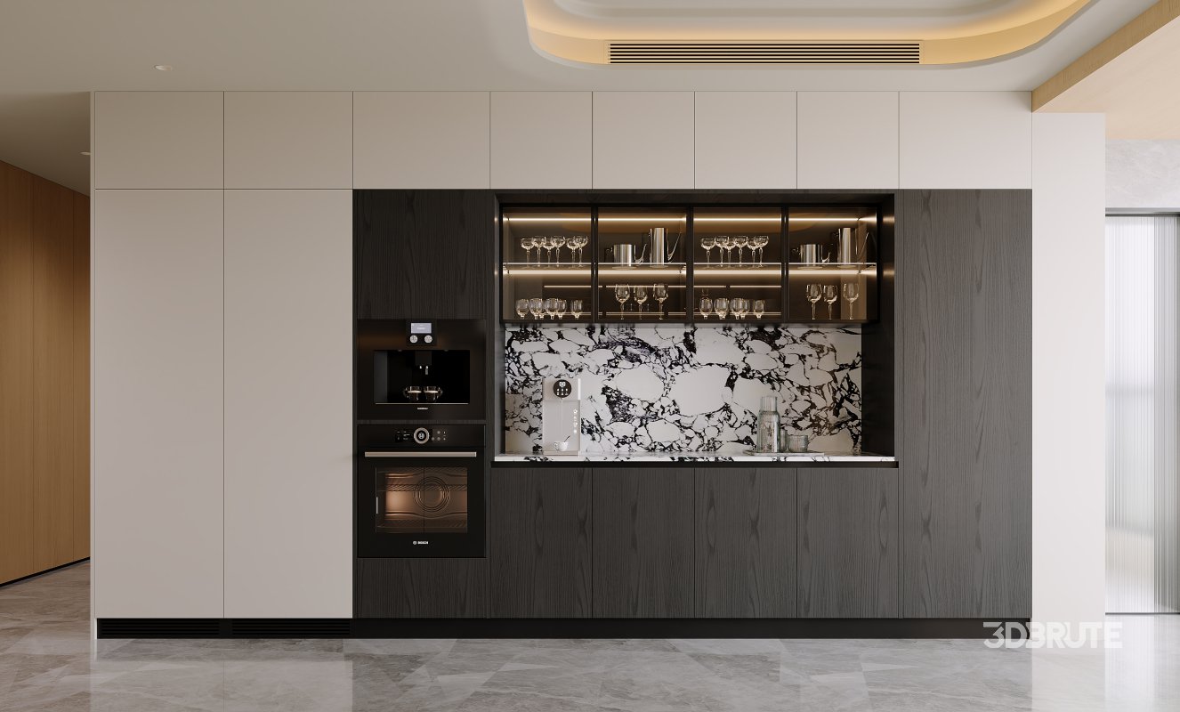 Modern living and dining room bedroom Image 9