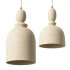 Zara Large and Small Ceramic Pendant Lamps - Thumbnail 2