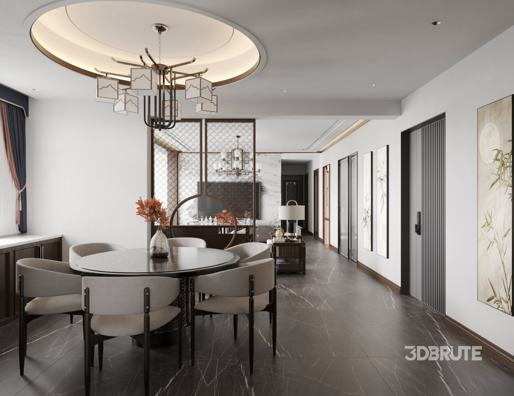 Chinese Living Room Dining Room Image 4