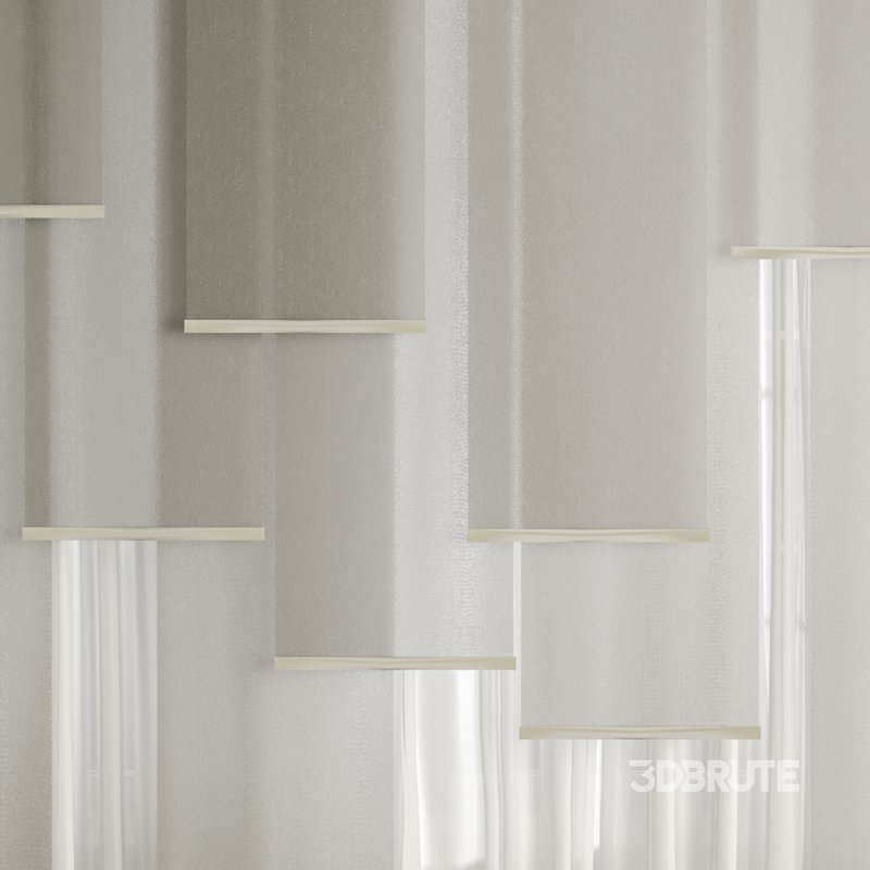 Silk and Panel curtain 034 Image 4