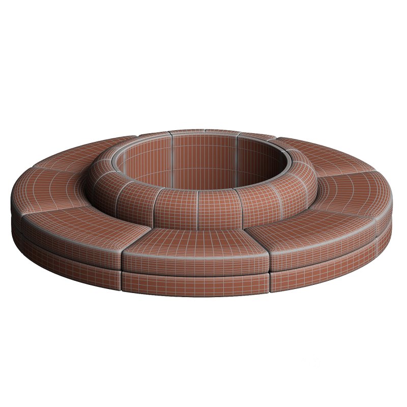 Maura Modular Convex Circle Sectional Image 6