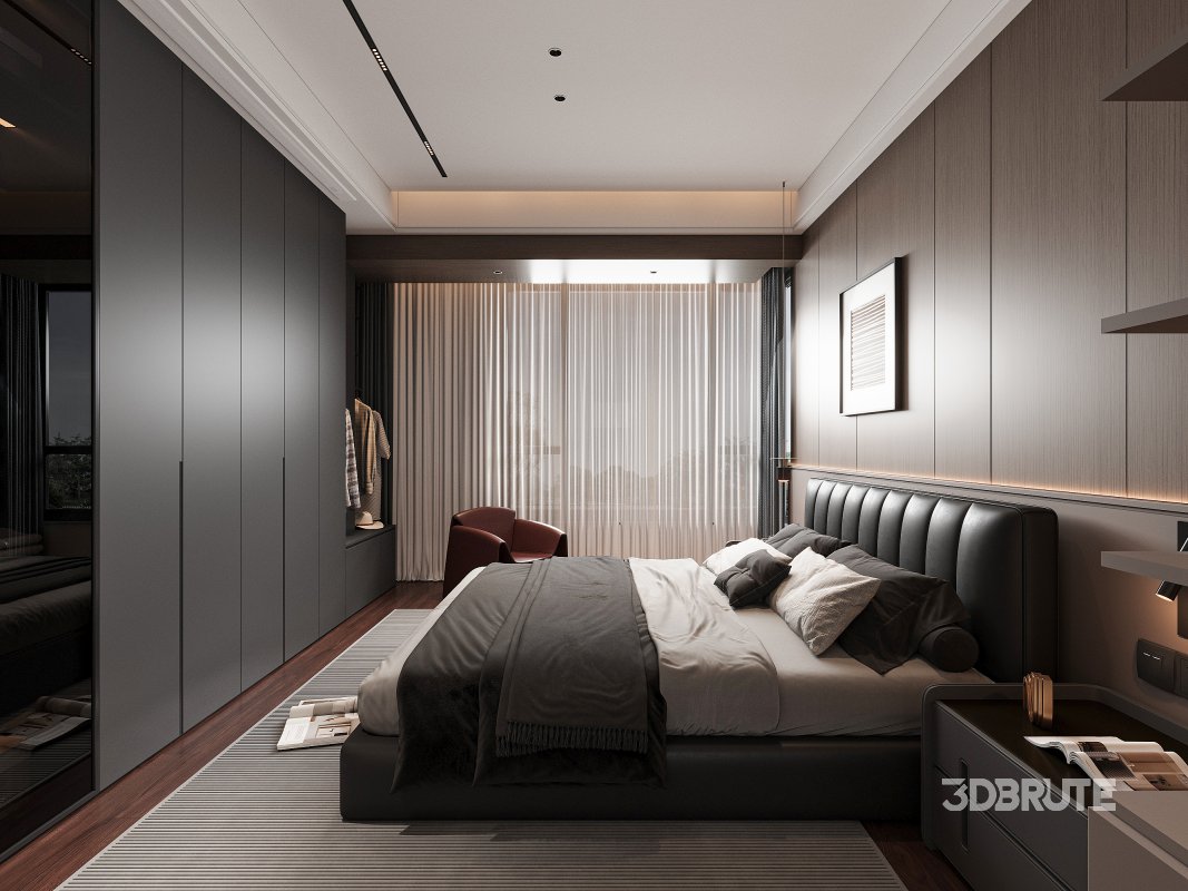 Modern bedroom Image 1