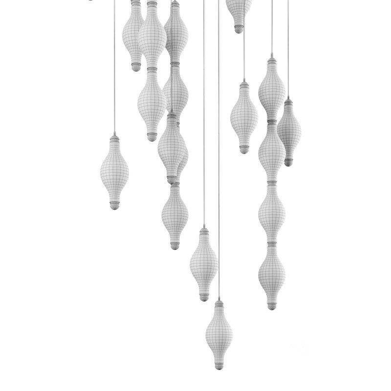 Dewy S4 Vertical vol 3 Pendant Lamp by euroluce Image 6