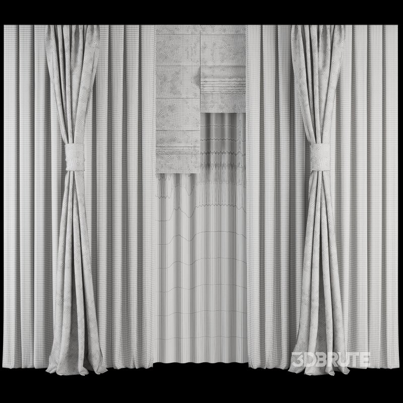 Silk and Cotton Curtain Set 72 Image 5
