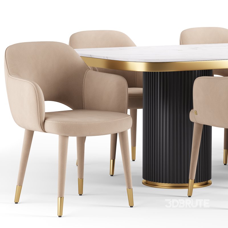 Adrianna Dining Chair and Archie Dining Table Image 6