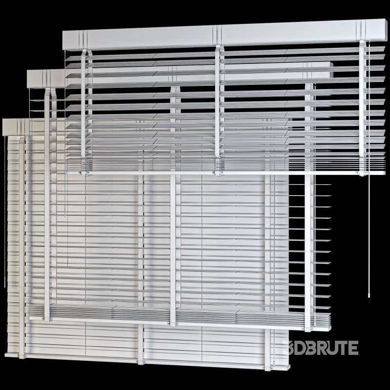 Wooden Blinds Set 020 Image 6