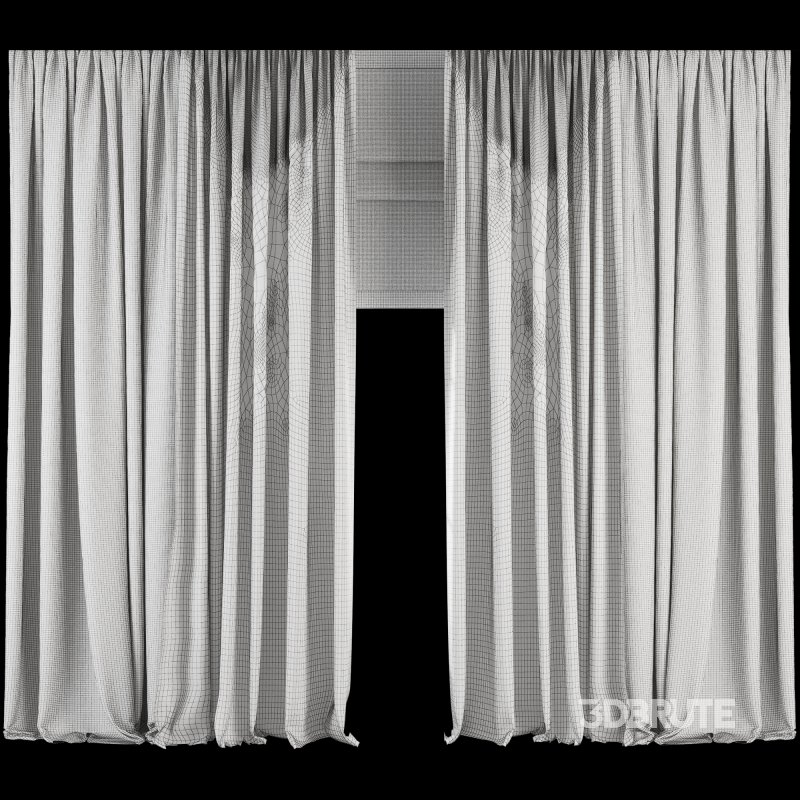 Silk and Cotton Curtain Set 69 Image 5