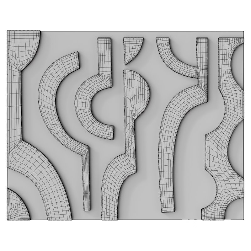 Decorative panel 3D ART RELIEF 06 Image 4
