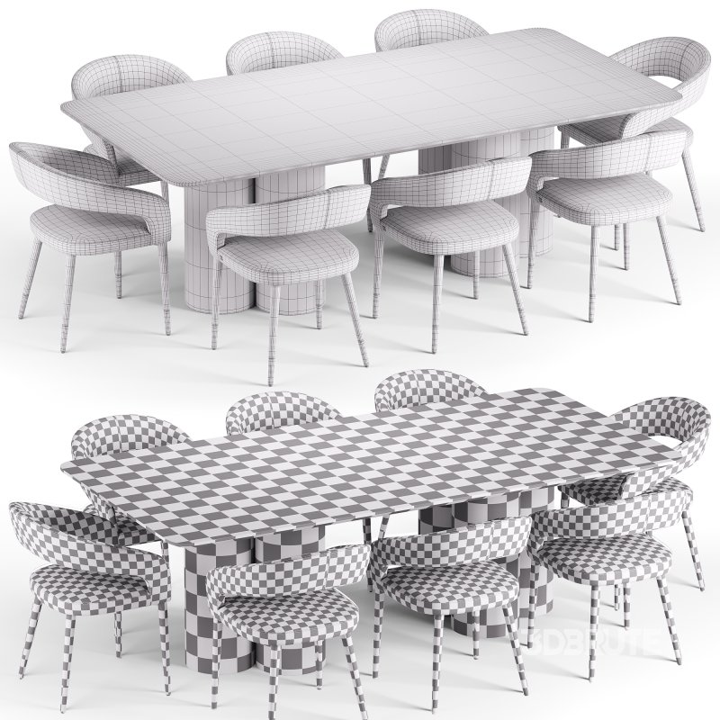 Moulin Dining Chair and Terzetto Pandora Table Image 8