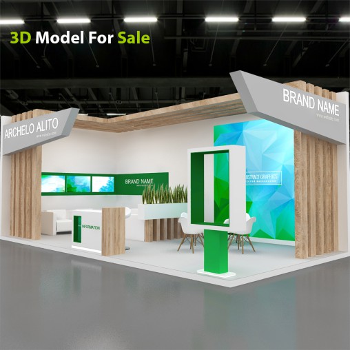 3d exhibition booth stand tradeshow