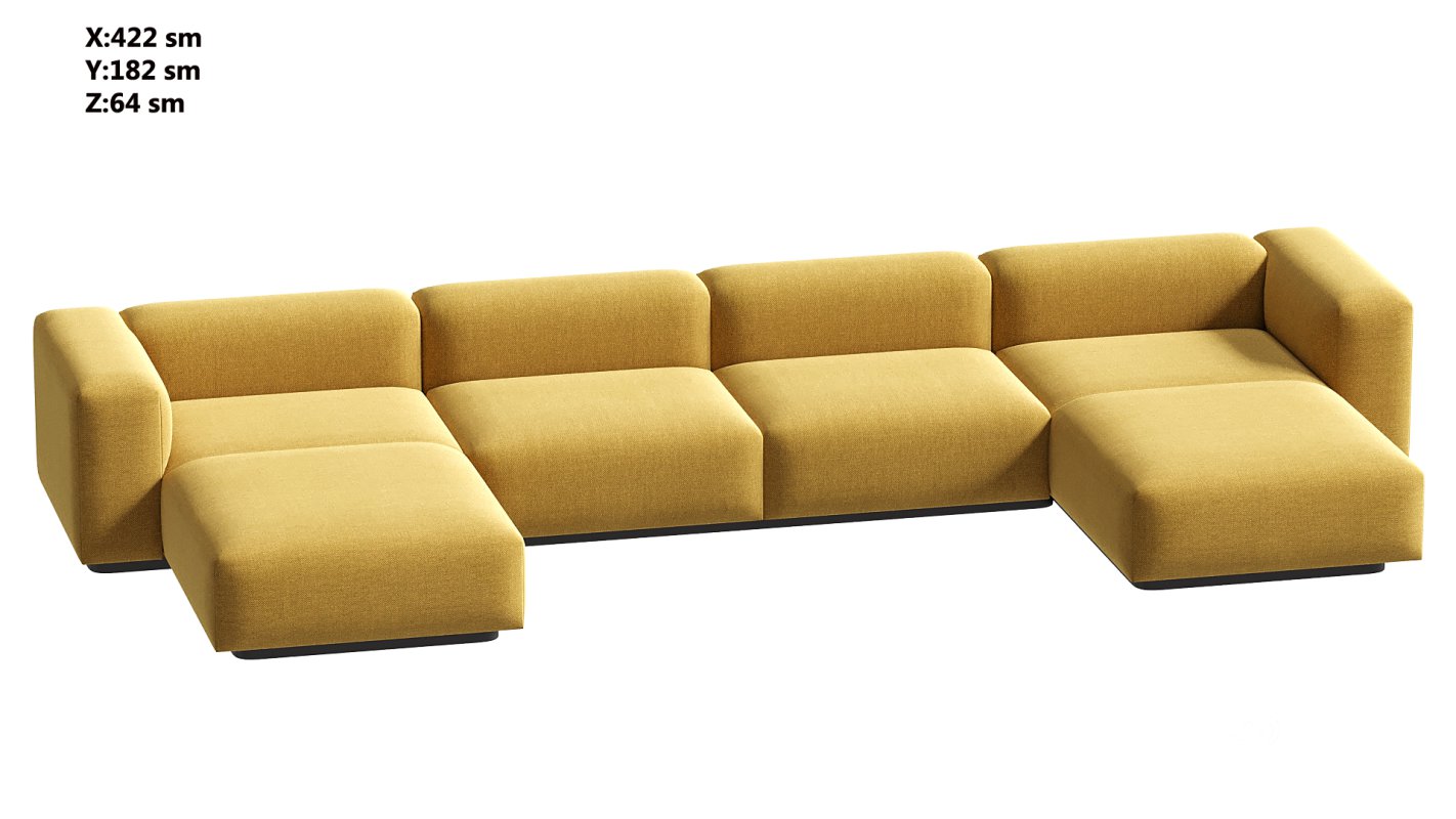 Soft Modular Sofa Image 5