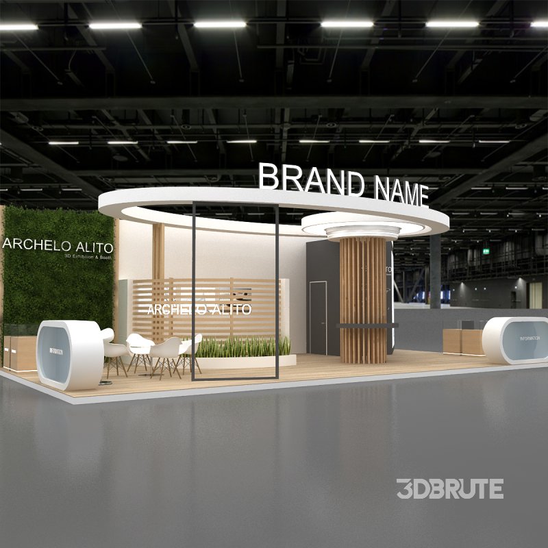 3d exhibition booth stand tradeshow Image 6
