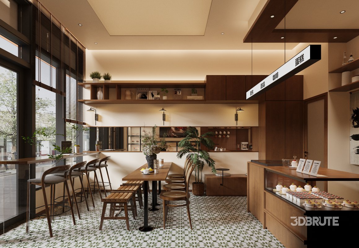 modern dessert shop Image 1