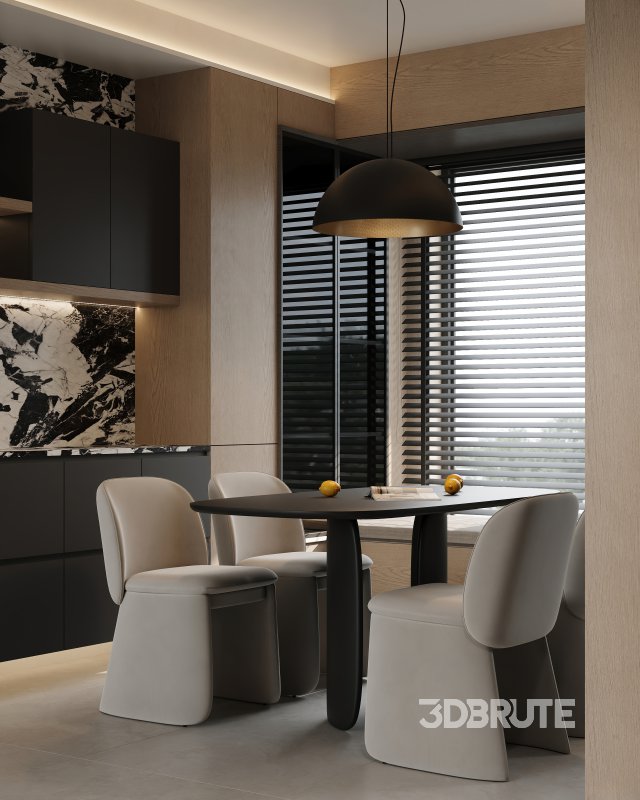 Modern living and dining room Image 6