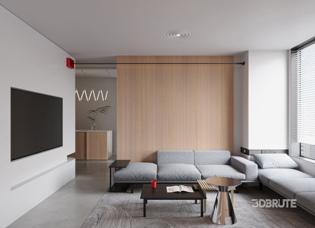 Modern living room dining room Image 5