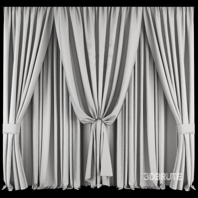 Silk and Cotton Curtain Set 65 Image 4