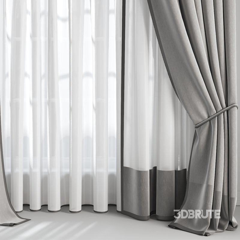 Silk and Cotton Curtain 07 Image 5