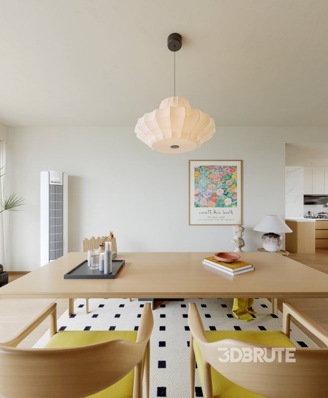 Modern dining room and home office Image 4