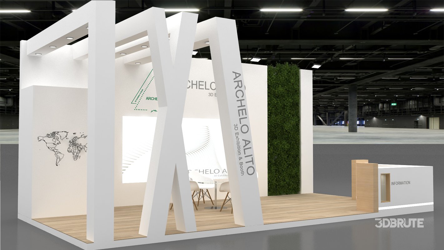 3d exhibition booth stand tradeshow Image 3