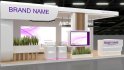 3d model booth exhibition expo - Thumbnail 6