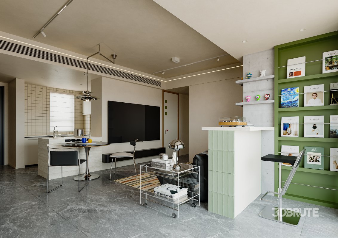 Living Room Dining Room Kitchen Bedroom Image 4