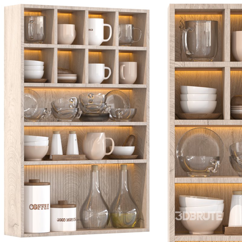 Wall Mounted Mug Shelf Image 5