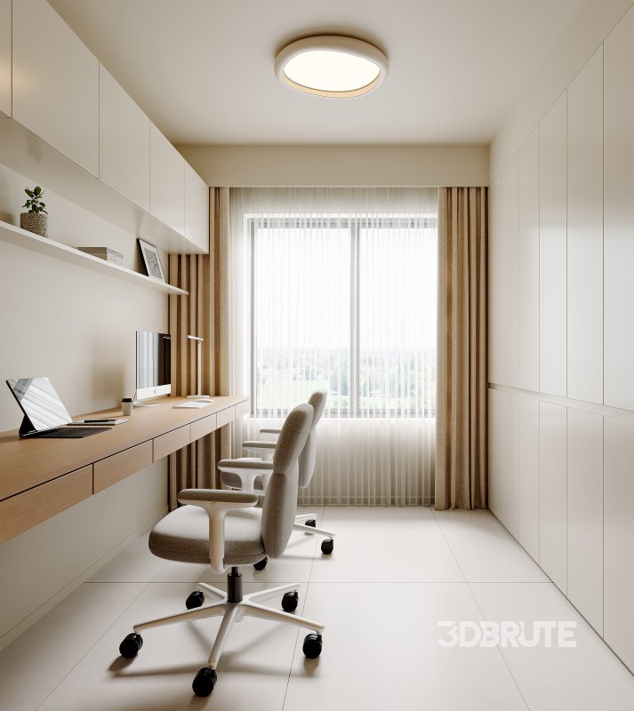 Living Room Dining Room Bedroom Office room Image 9