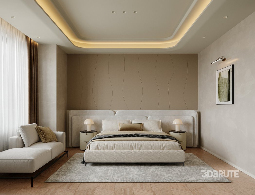 Modern living and dining room bedroom Image 7