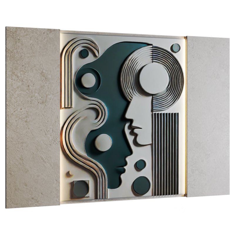 3D Art Relief Wall Panel Image 2