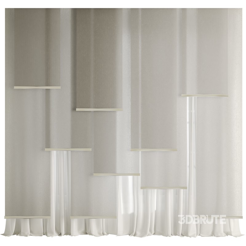 Silk and Panel curtain 034 Image 3