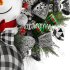 Snowman Wearth Christmas Decor - Thumbnail 5