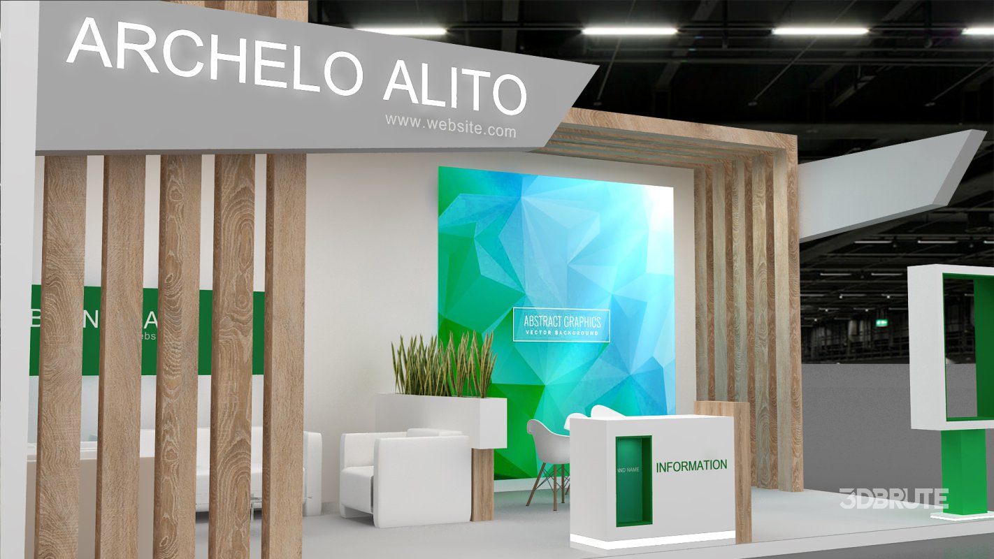 3d exhibition booth stand tradeshow Image 6