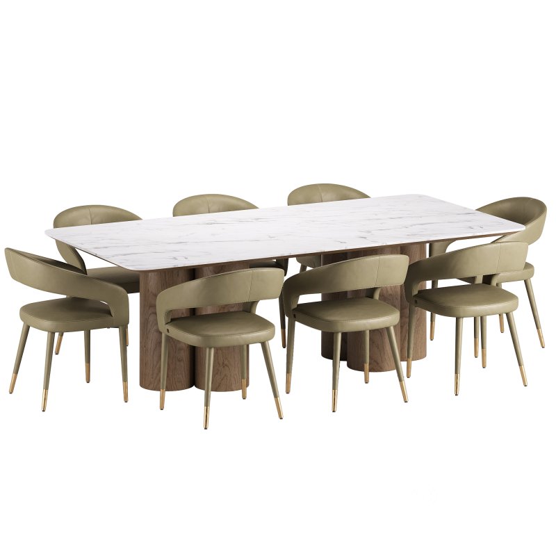 Moulin Dining Chair and Terzetto Pandora Table Image 2