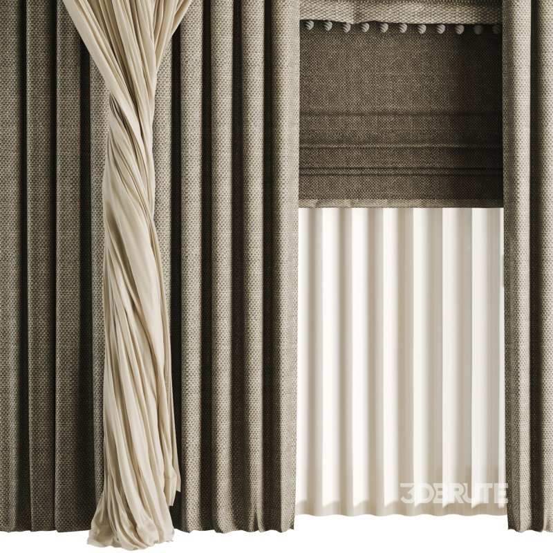 Silk and Cotton Curtain 040 Image 2