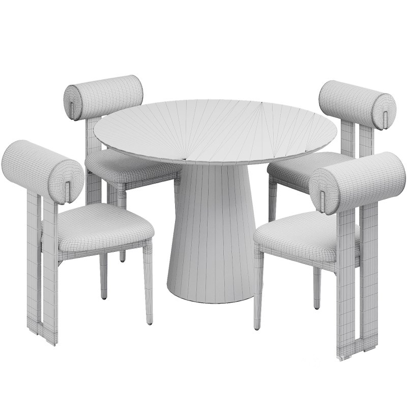 Dinning chair and table297 Image 5