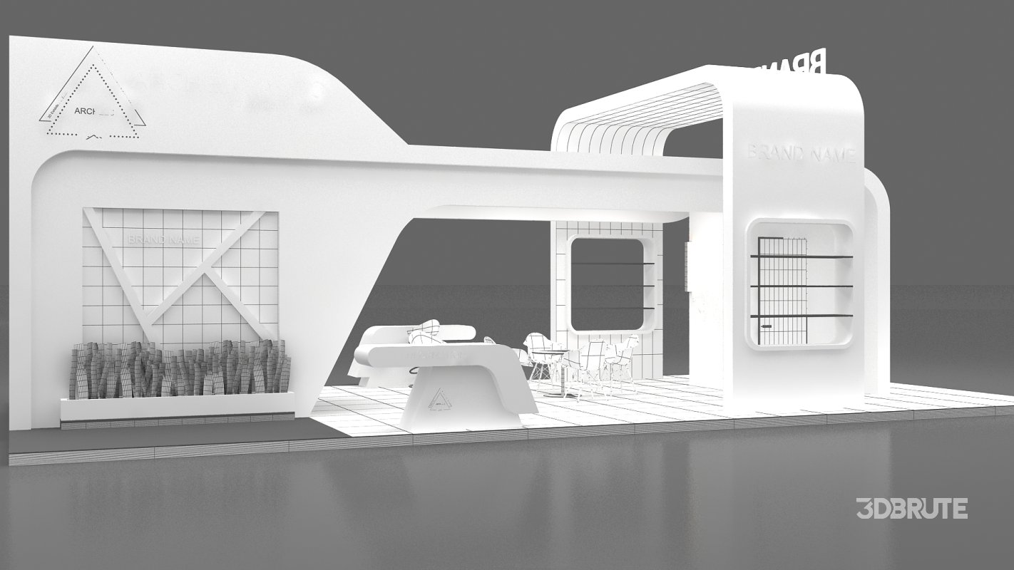 3d exhibition booth stand tradeshow Image 7