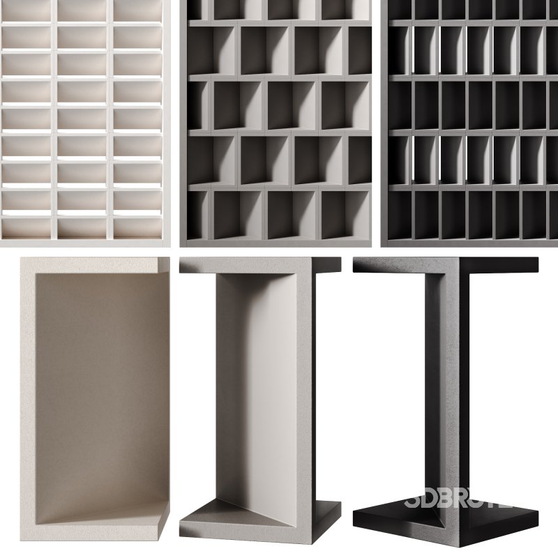 Modular decorative partition MISTRAL by Mutina Image 1